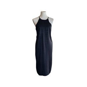 Soprano Women's High Neck Shift Dress Size Medium Black M